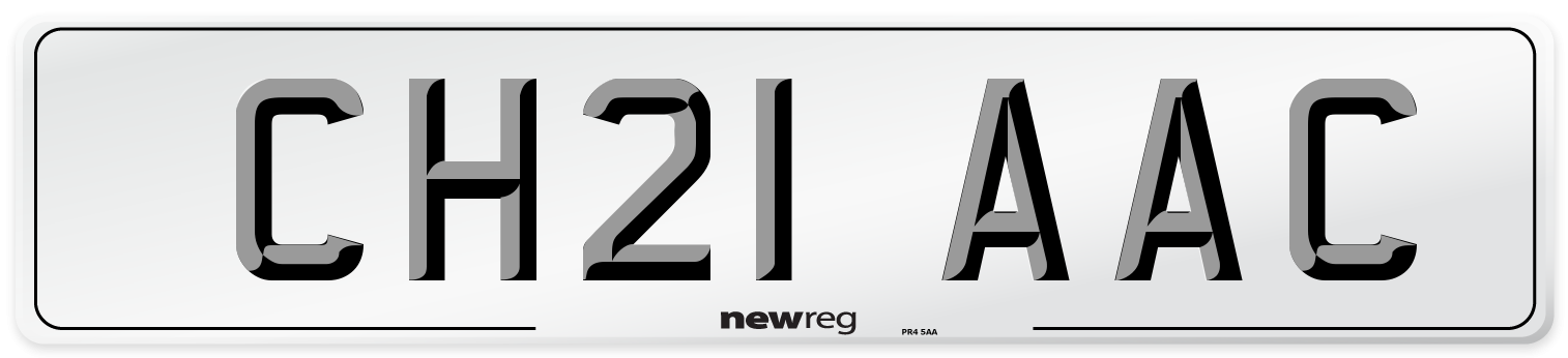 CH21 AAC Number Plate from New Reg
